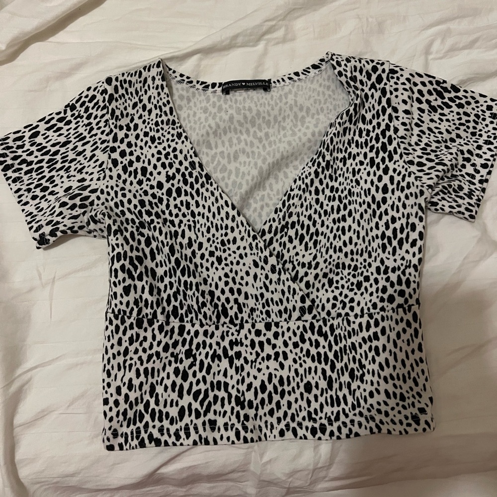 RARE brandy cheetah amara top